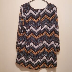 Est 1946 Womens Tunic Dress Multicolor 14/16W Blouse